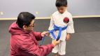 How to tie Ghi strings and belt